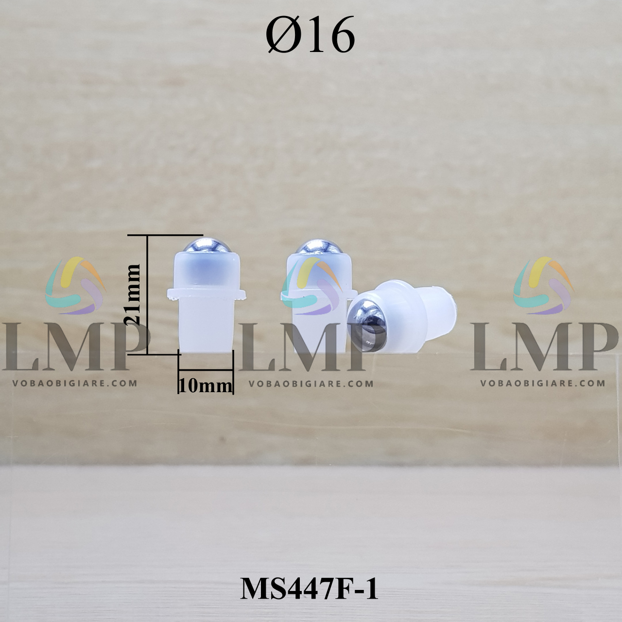 Đầu bi lăn Ø16