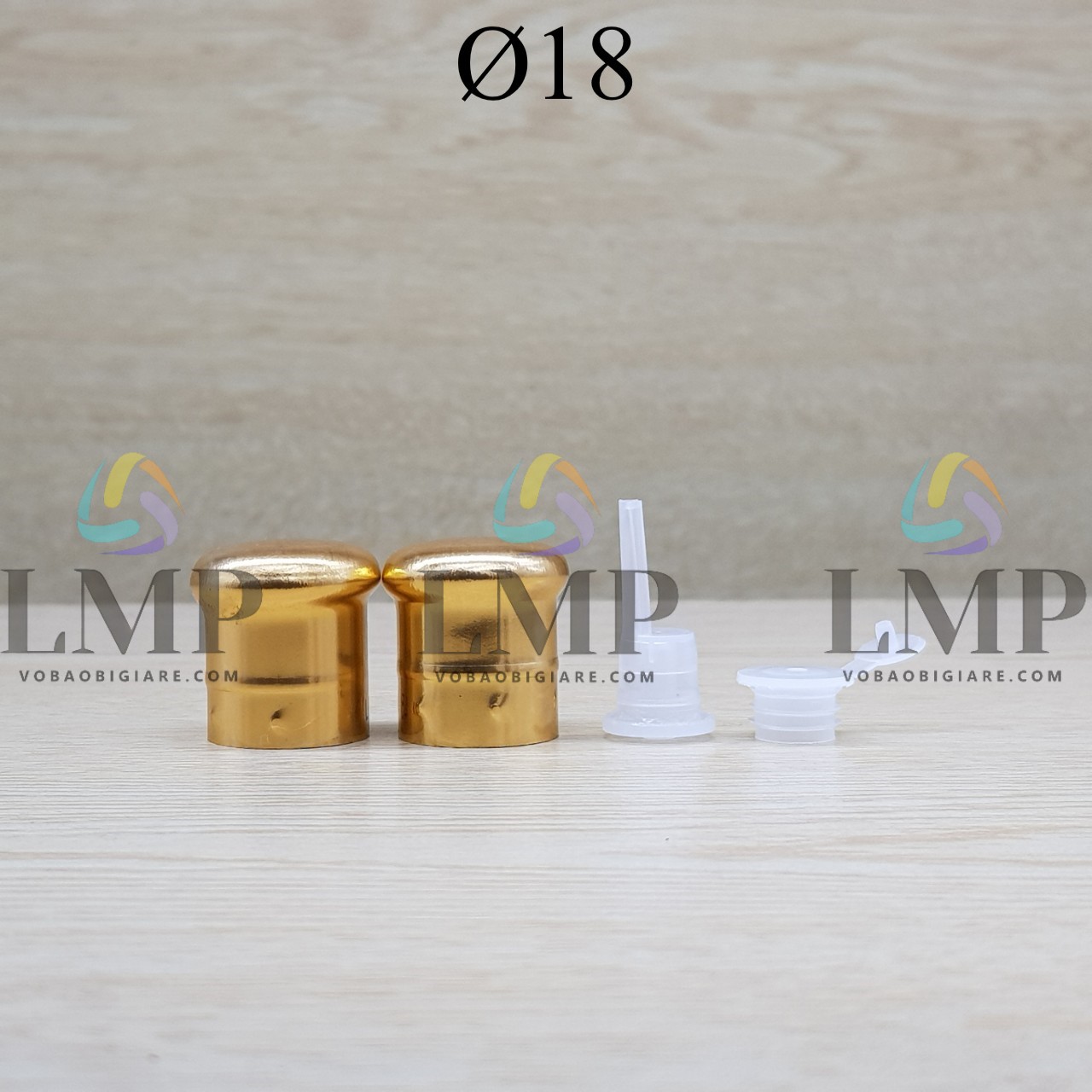 Nắp mario Ø18 ( kèm nút chặn )