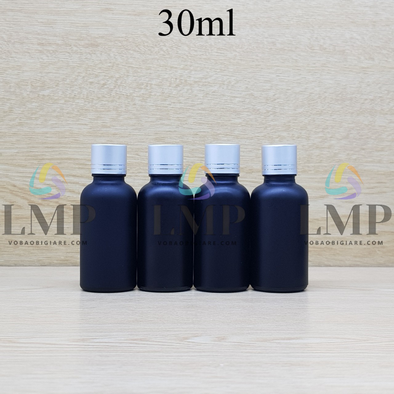 Chai tinh dầu phun mờ nắp xi 2 viền 30ml