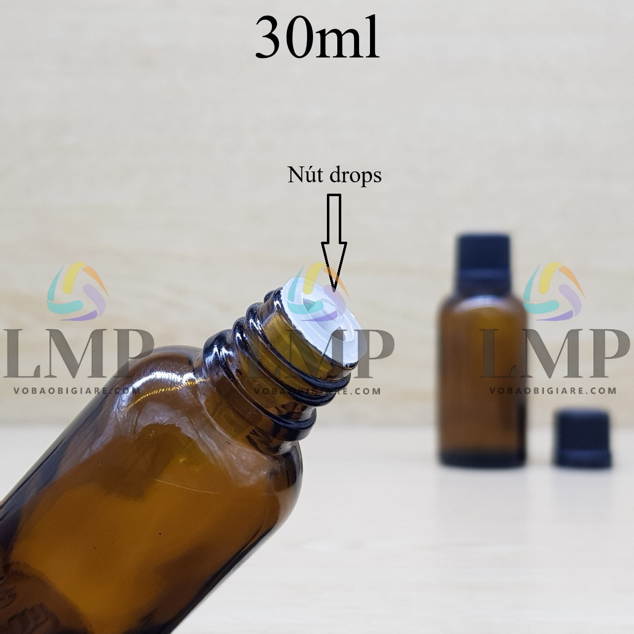 Chai tinh dầu nắp nhựa mỏng 30ml