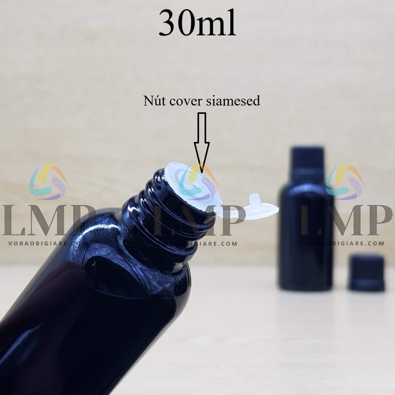 Chai tinh dầu nắp nhựa mỏng 30ml