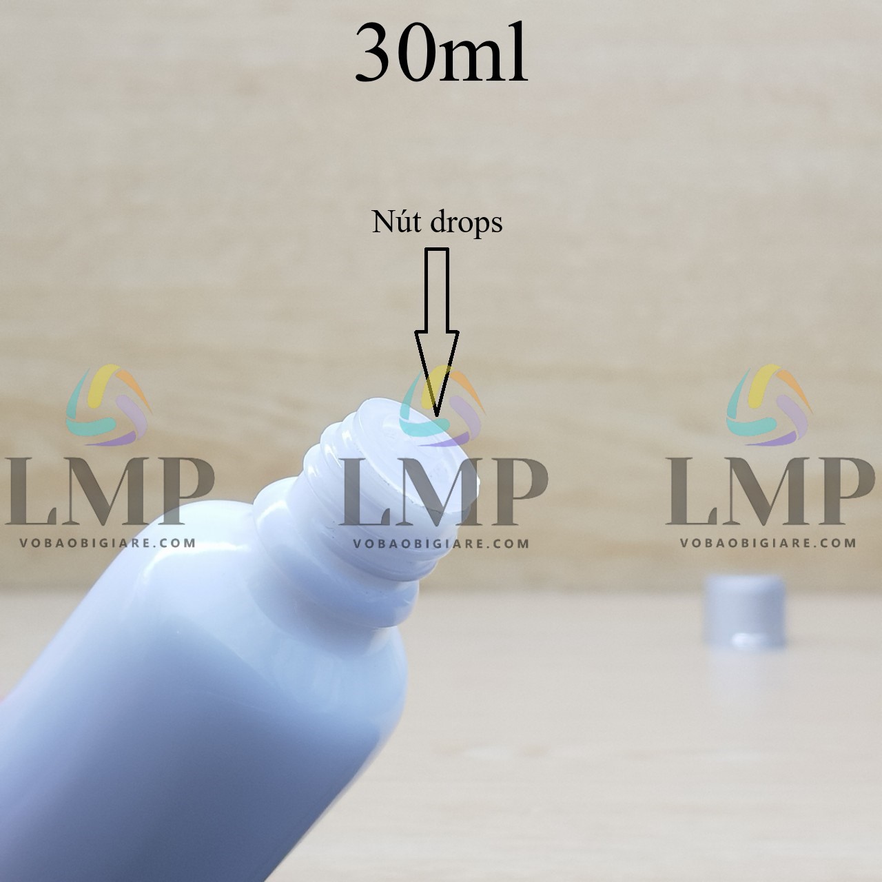 Chai tinh dầu nắp xi 2 viền 30ml