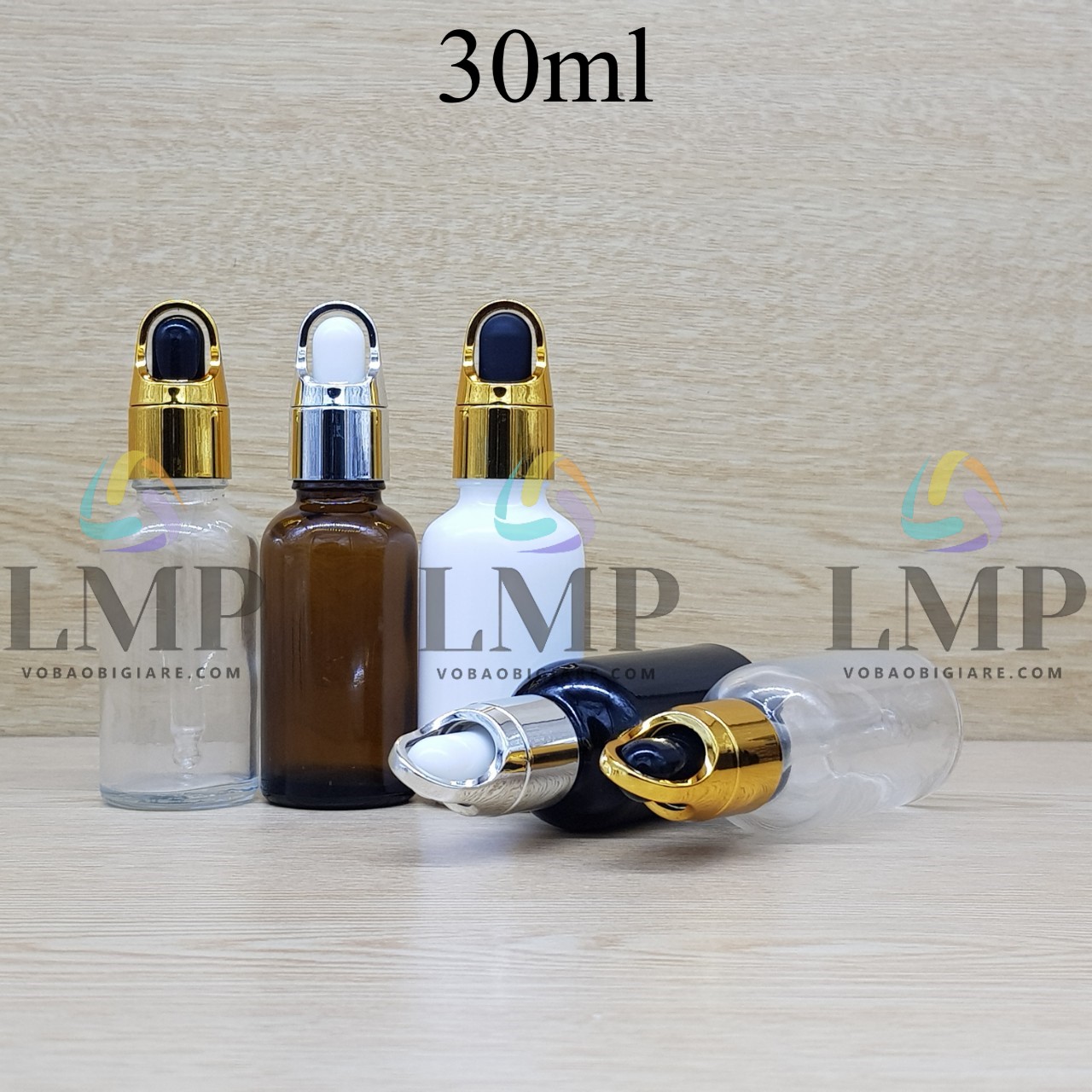 Chai tinh dầu nắp bóp quai xách 30ml