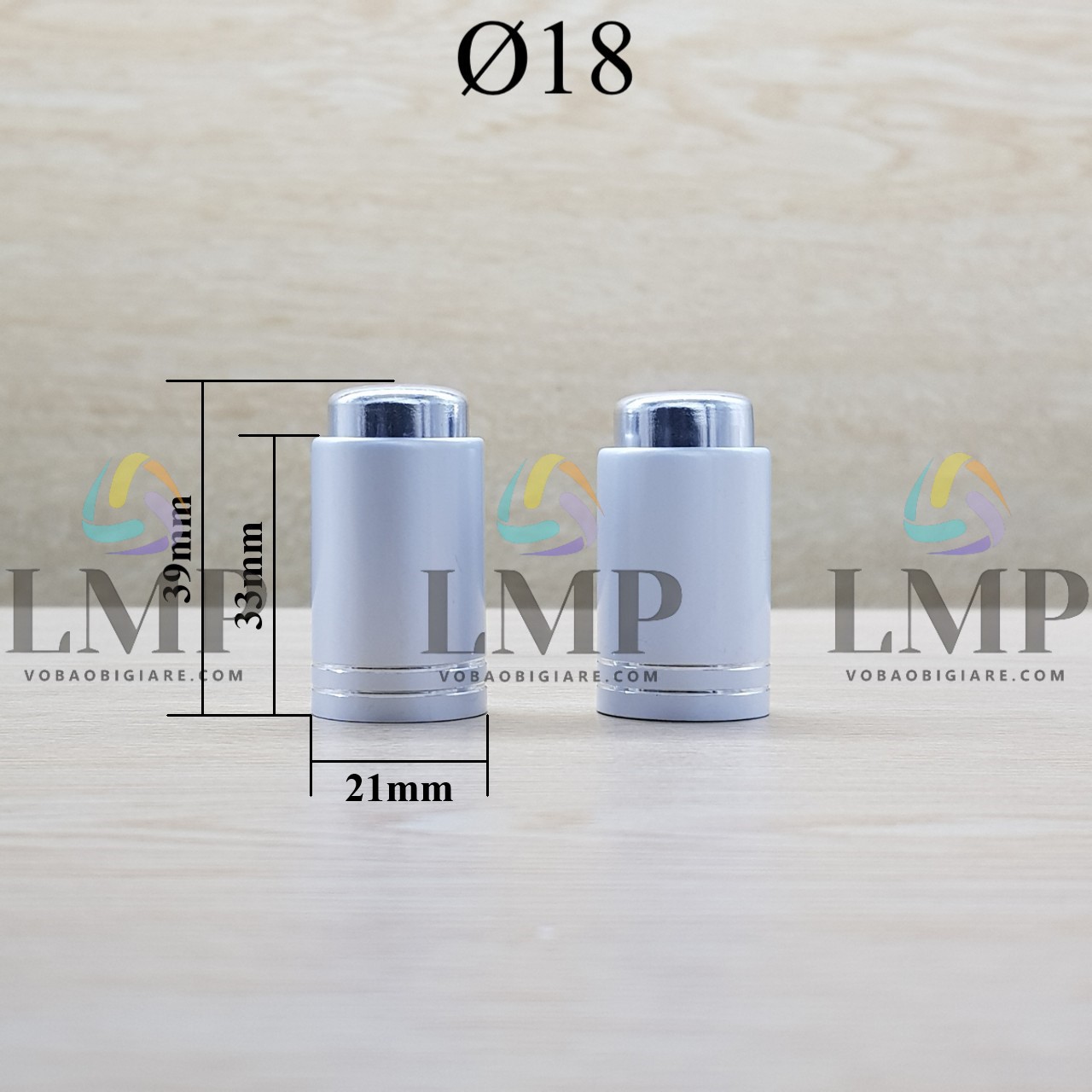 Nắp nhấn Ø18