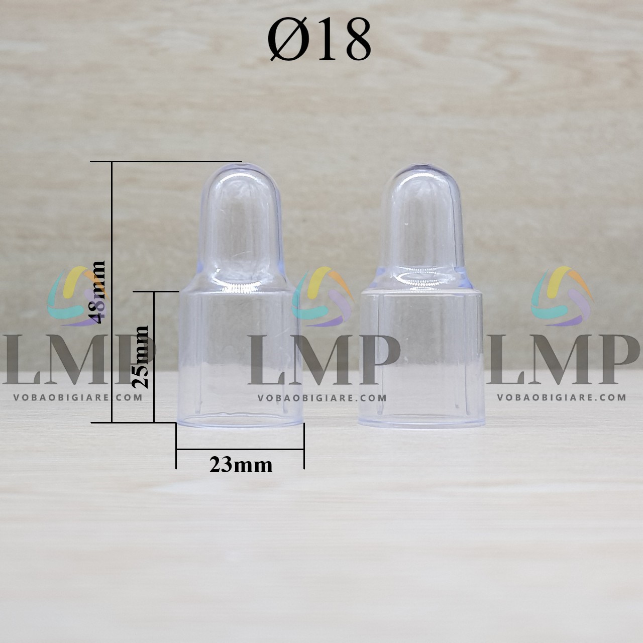Nắp chụp của nắp bóp Ø18