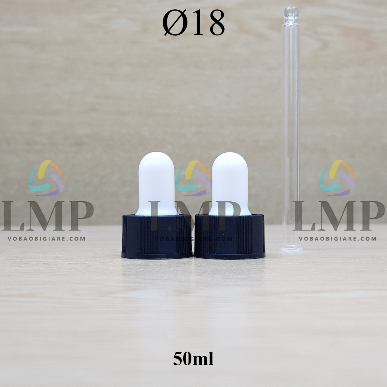 Nắp bóp khoen nhựa sọc Ø18