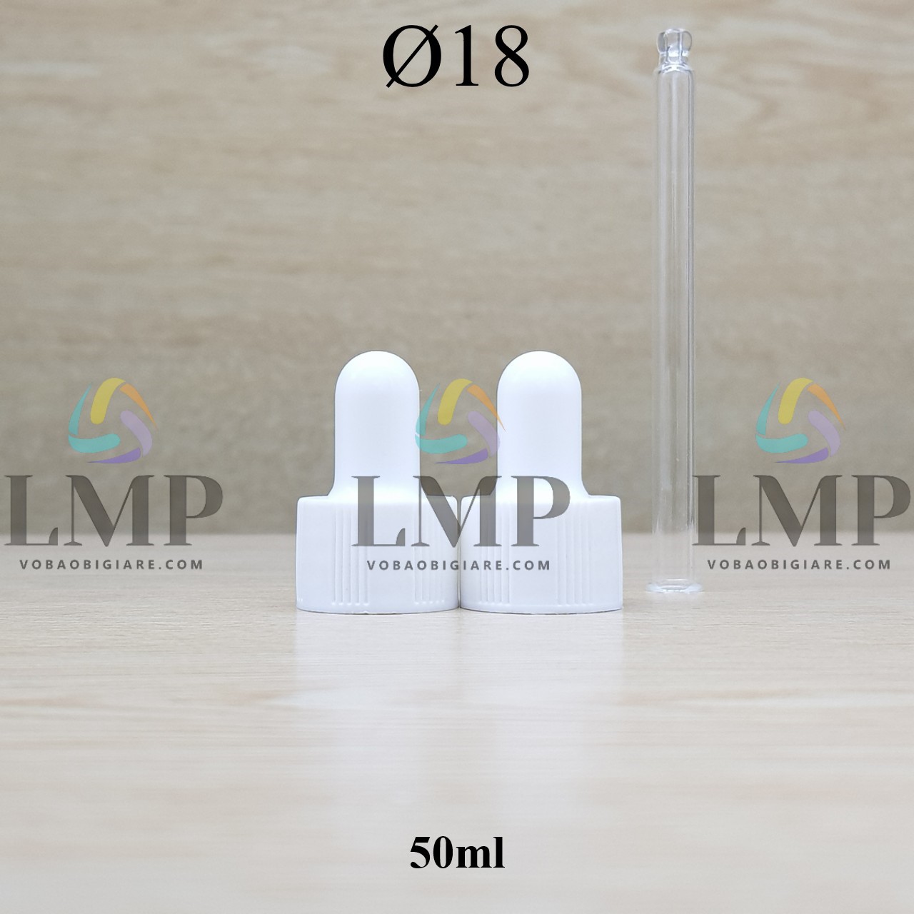 Nắp bóp khoen nhựa sọc Ø18