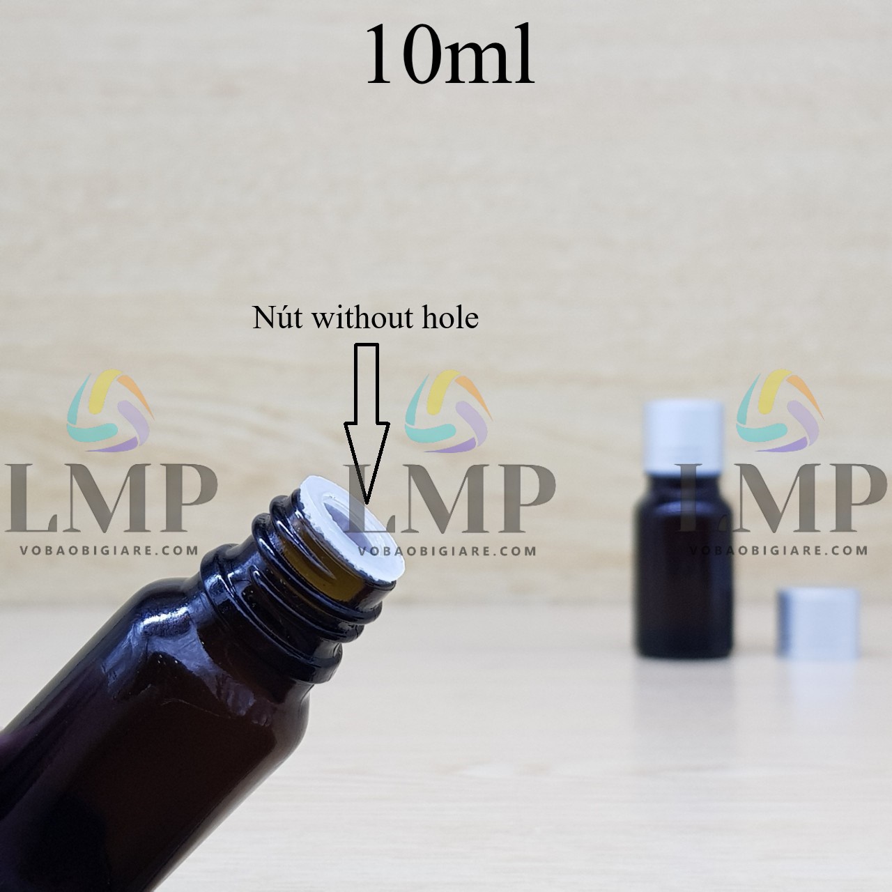 Chai tinh dầu nắp xi 2 viền 10ml