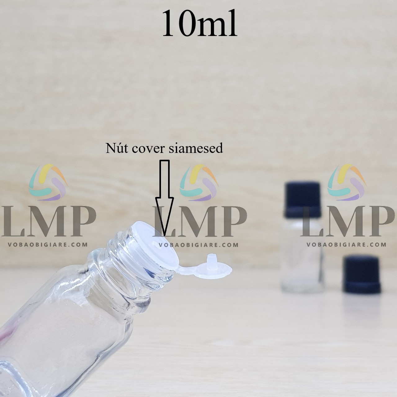 Chai tinh dầu nắp nhựa mỏng 10ml