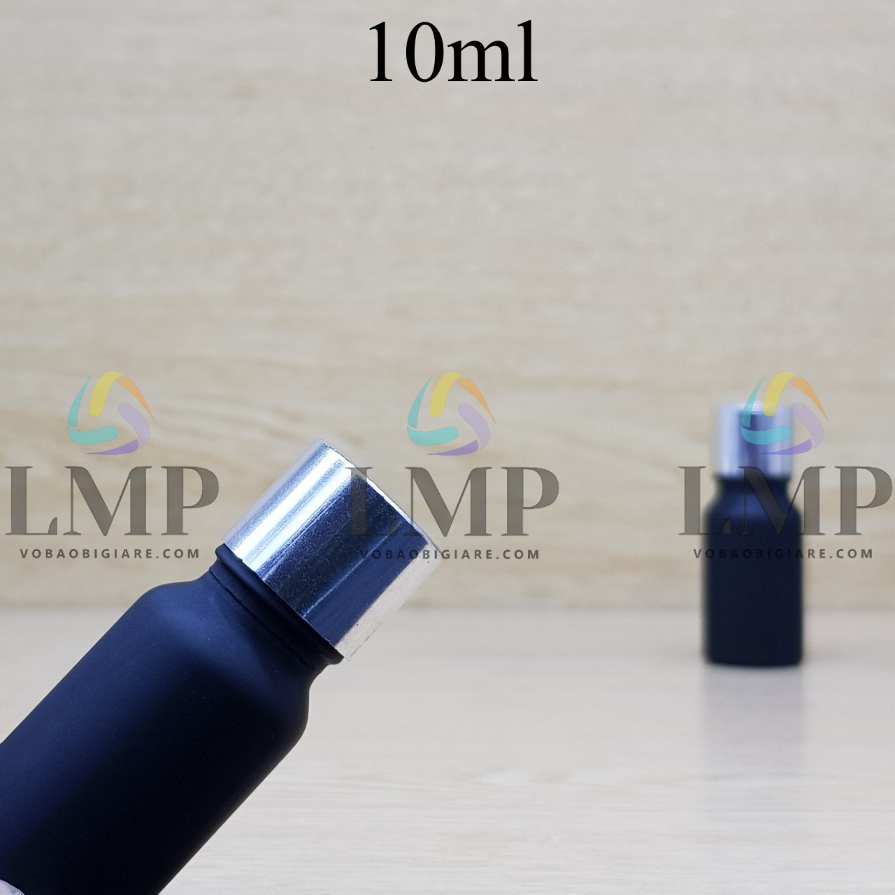 Chai tinh dầu nắp xi KO viền 10ml