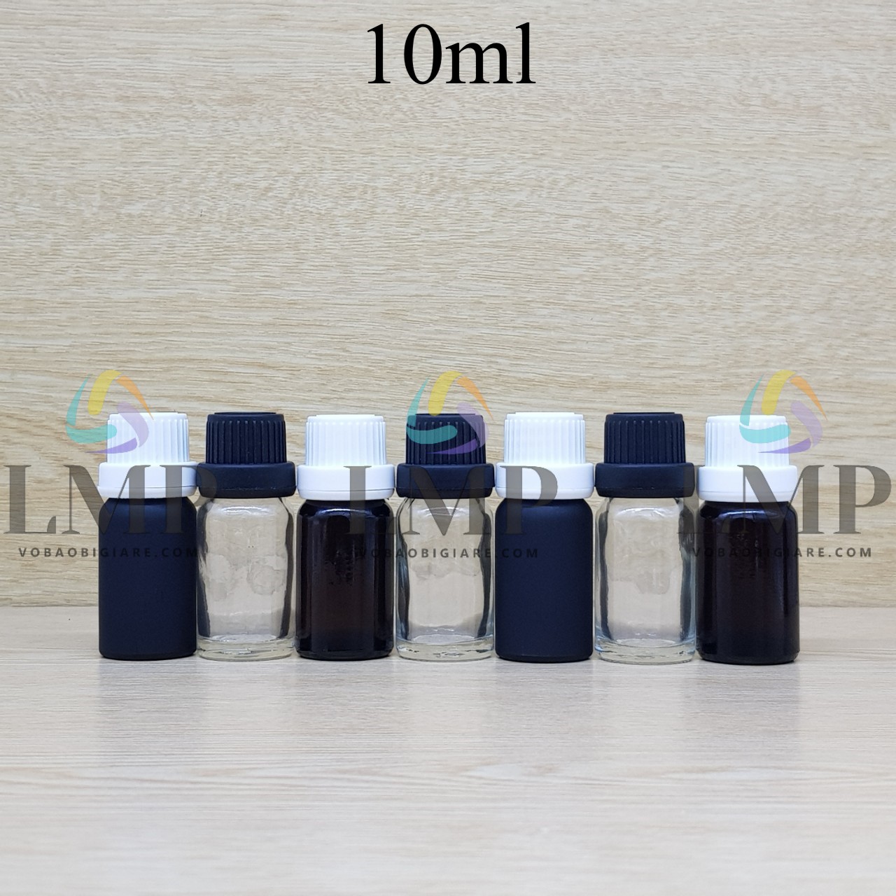 Chai tinh dầu nắp dày 10ml