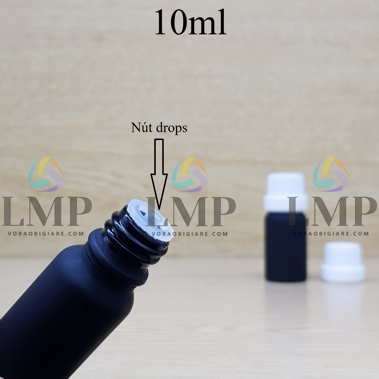 Chai tinh dầu nắp dày 10ml