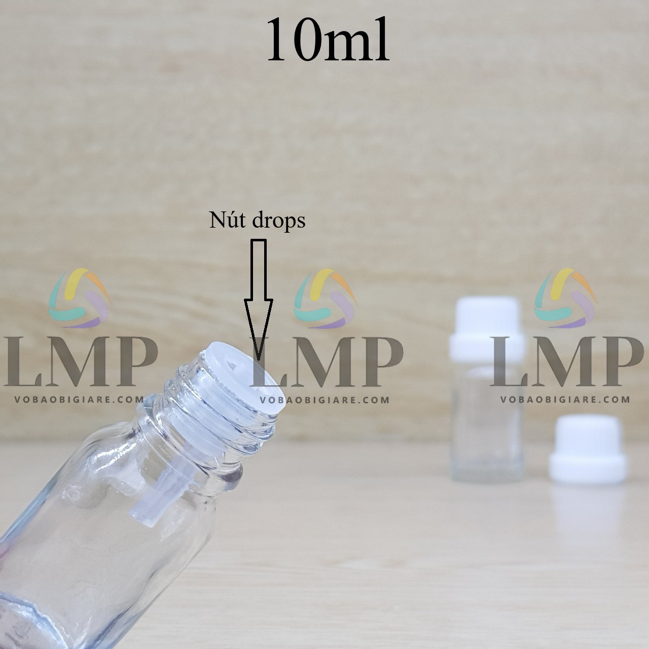 Chai tinh dầu nắp dày 10ml