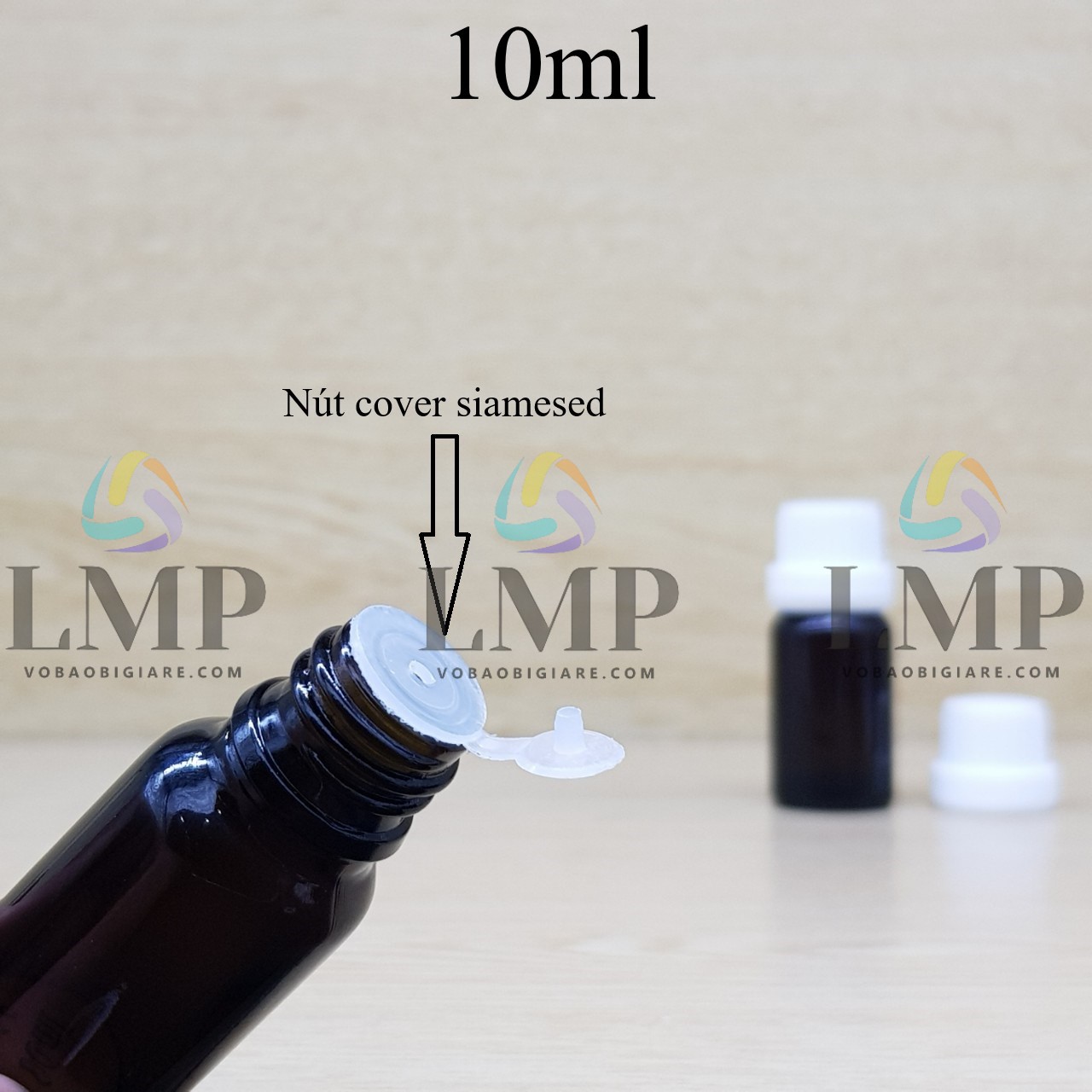 Chai tinh dầu nắp dày 10ml