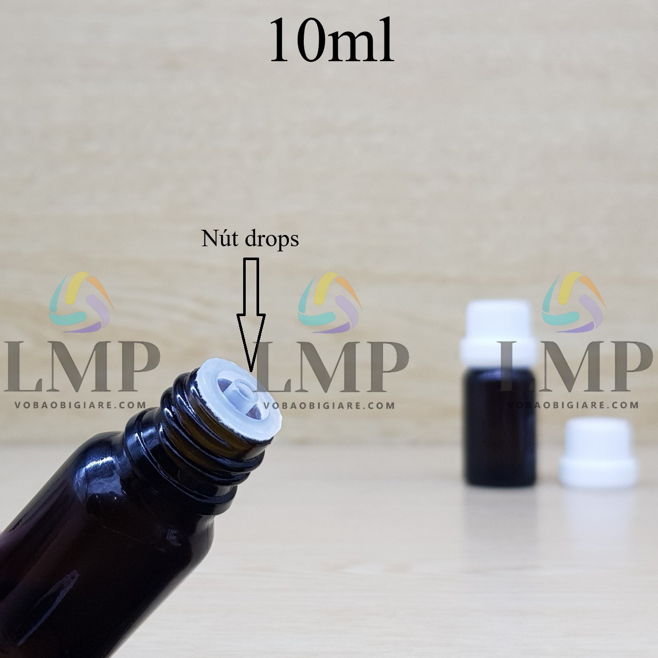 Chai tinh dầu nắp dày 10ml