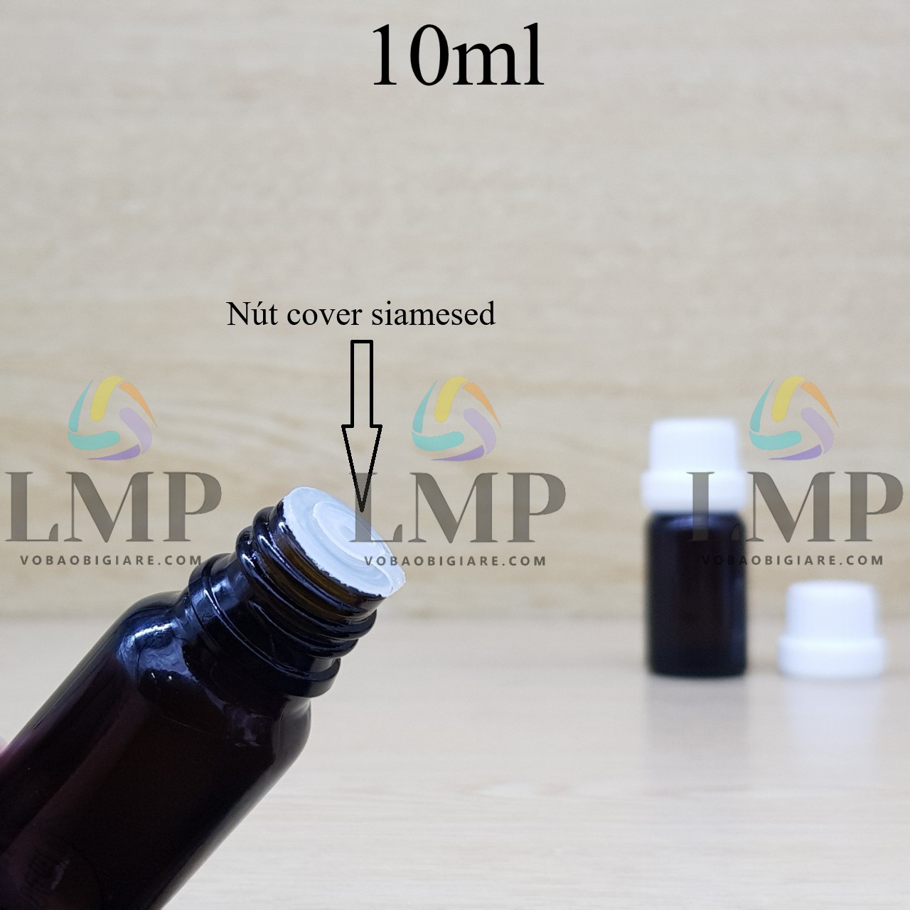 Chai tinh dầu nắp dày 10ml