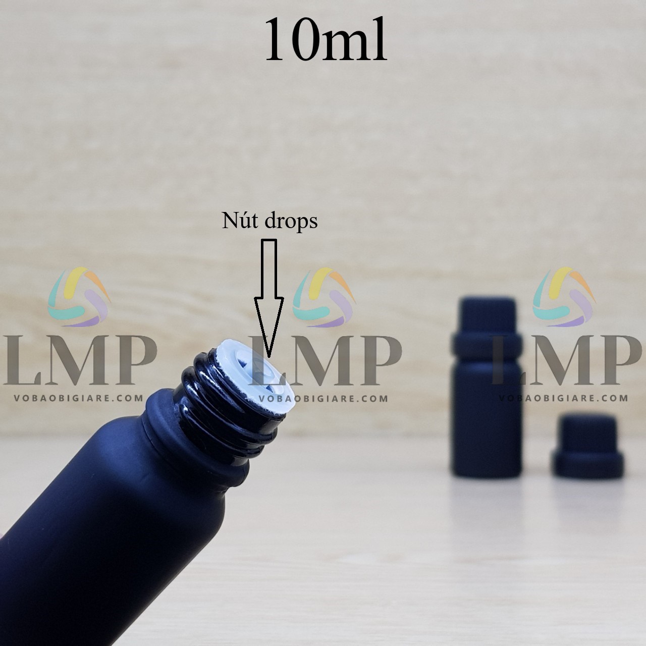 Chai tinh dầu nắp dày 10ml