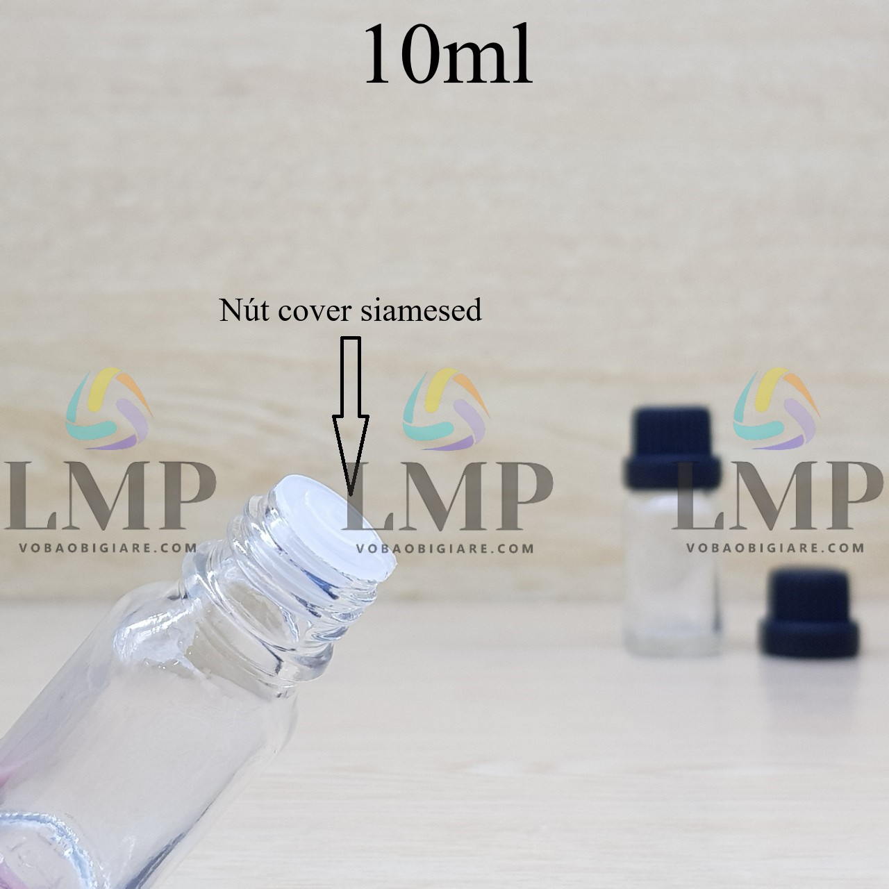 Chai tinh dầu nắp dày 10ml