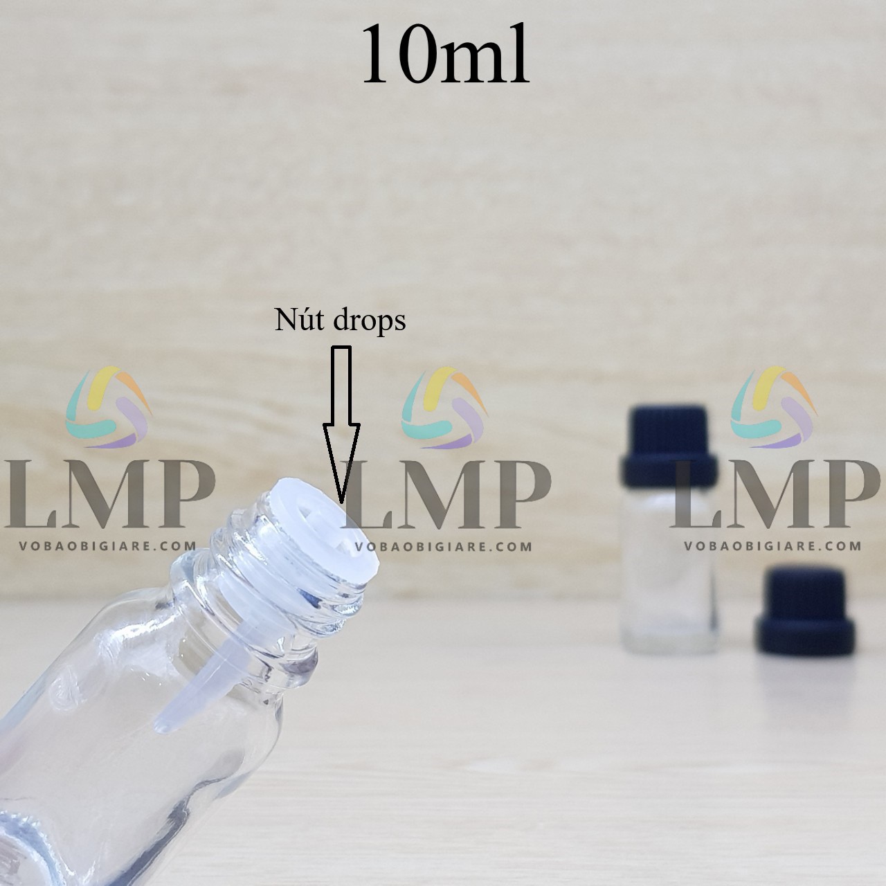 Chai tinh dầu nắp dày 10ml