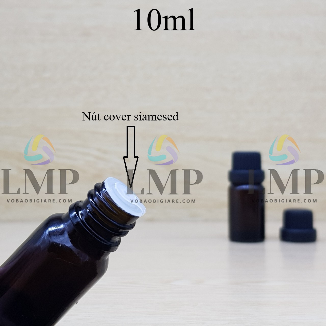 Chai tinh dầu nắp dày 10ml