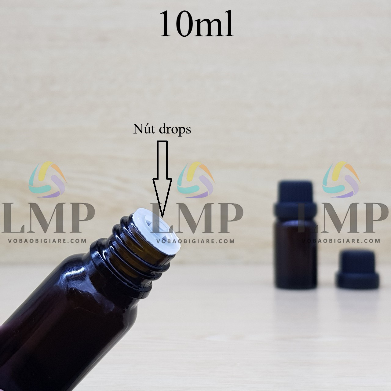 Chai tinh dầu nắp dày 10ml