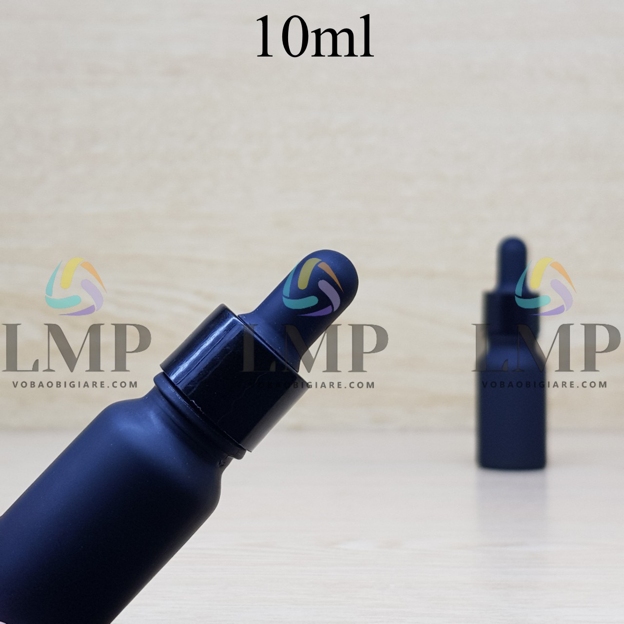 Chai tinh dầu nắp bóp khoen nhựa trơn 10ml