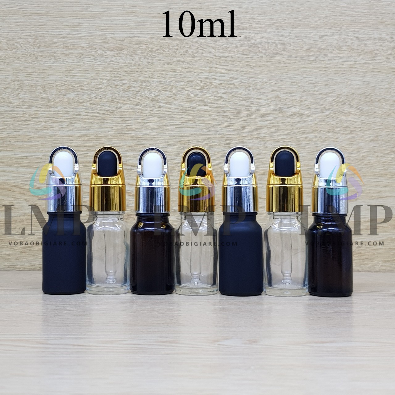 Chai tinh dầu nắp bóp quai xách 10ml
