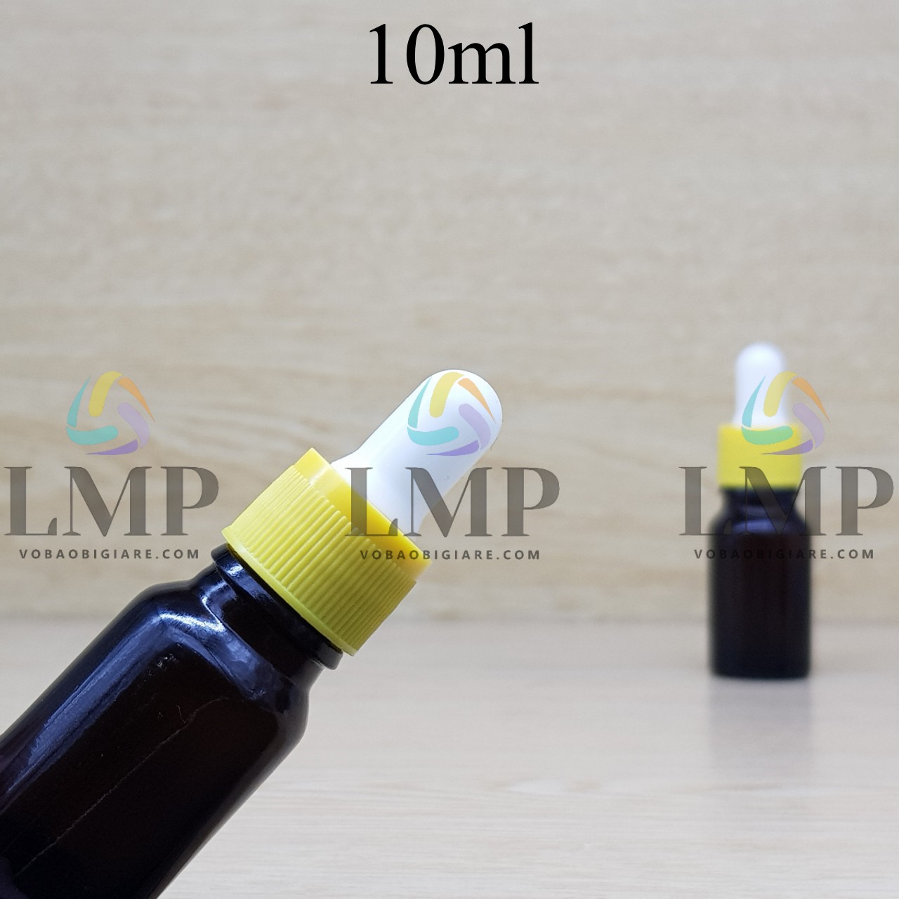 Chai tinh dầu nắp bóp khoen nhựa sọc 10ml