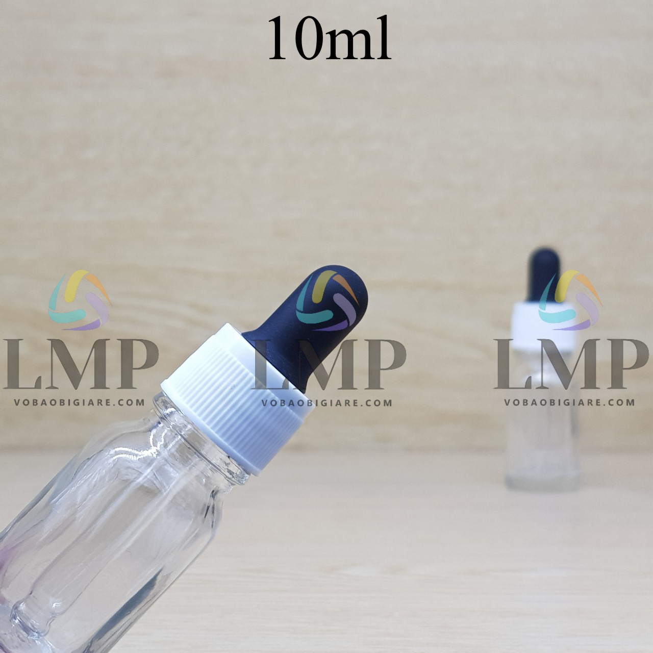 Chai tinh dầu nắp bóp khoen nhựa sọc 10ml
