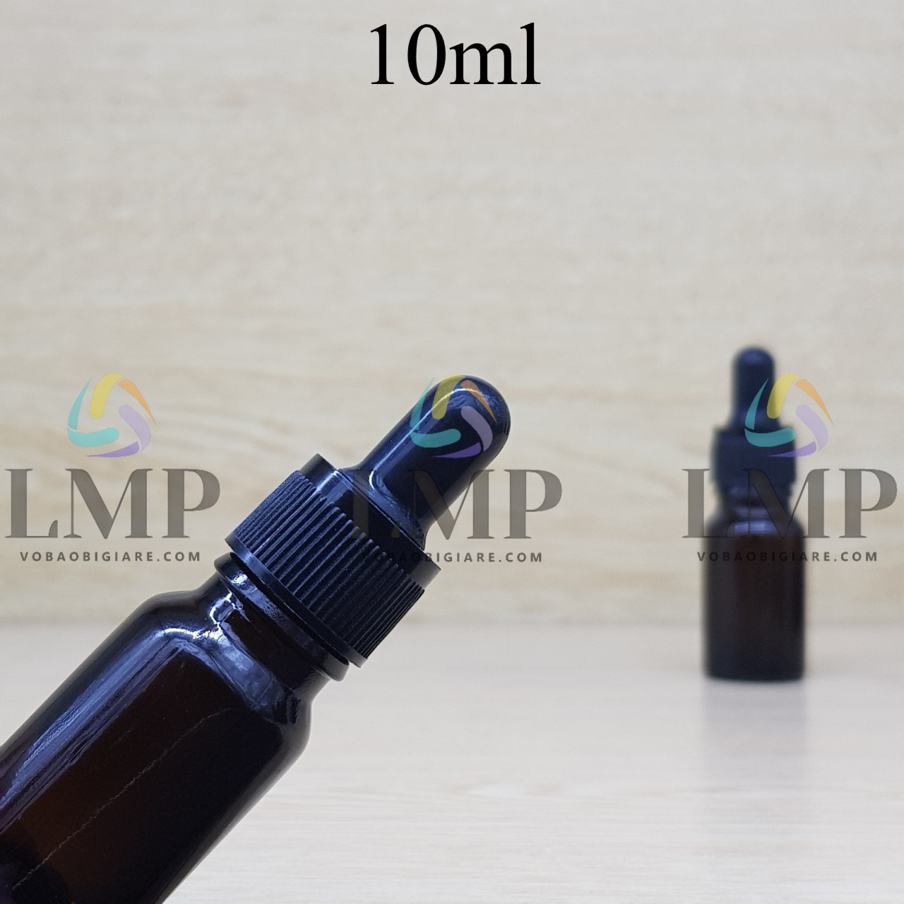 Chai tinh dầu nắp bóp khoen nhựa sọc 10ml
