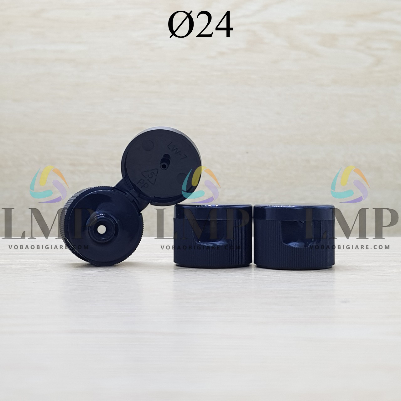 Nắp bật sọc Ø24