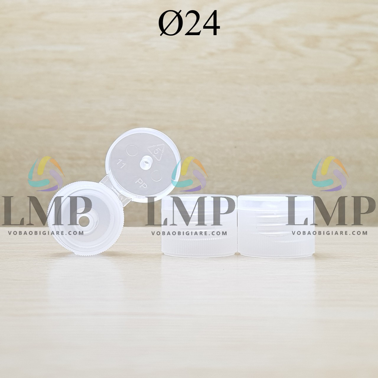 Nắp bật sọc Ø24