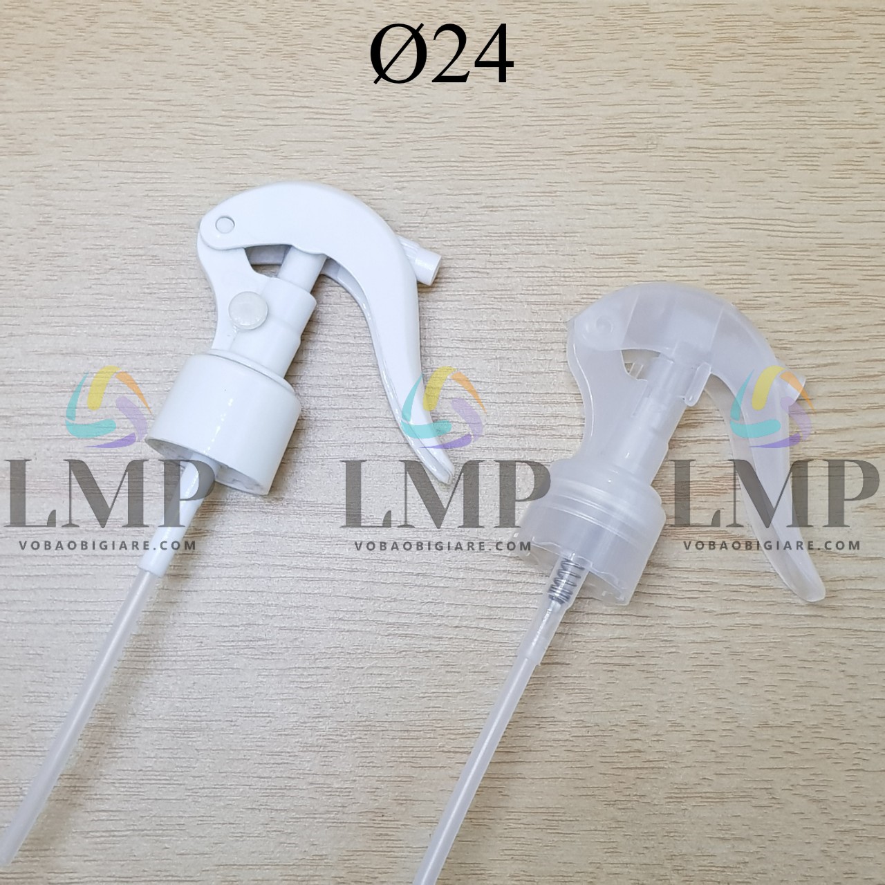 Đầu xịt kiếng có khóa Ø24