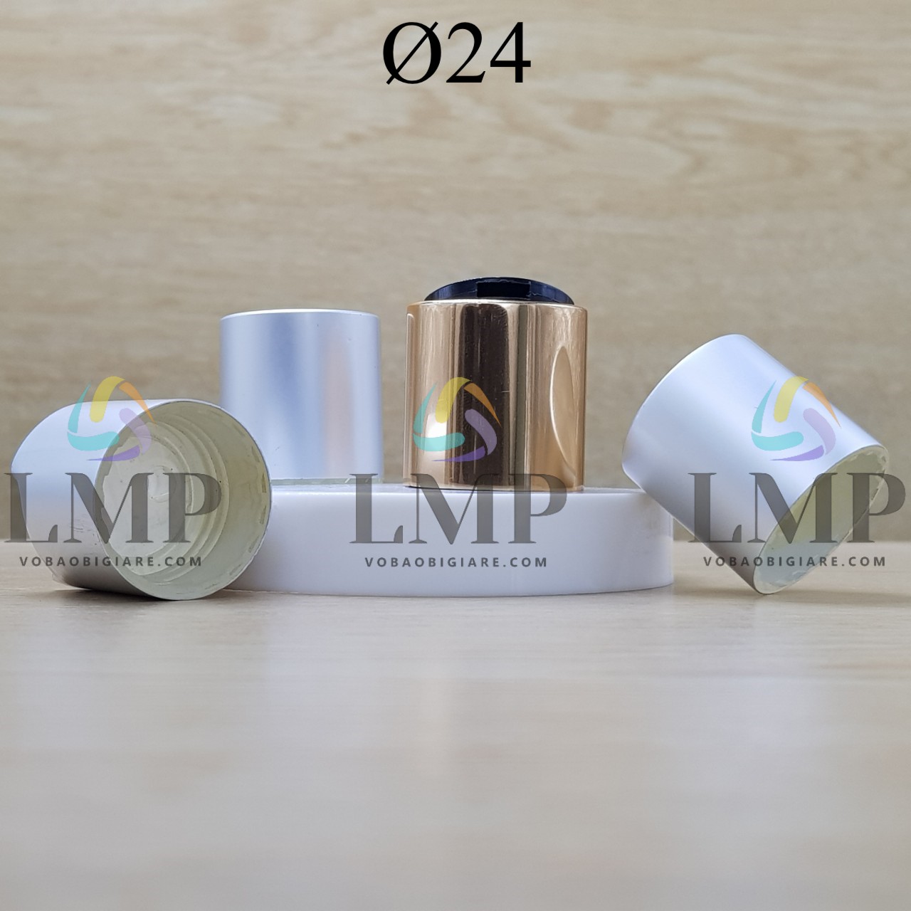 Nắp nhấn xi KO viền Ø24