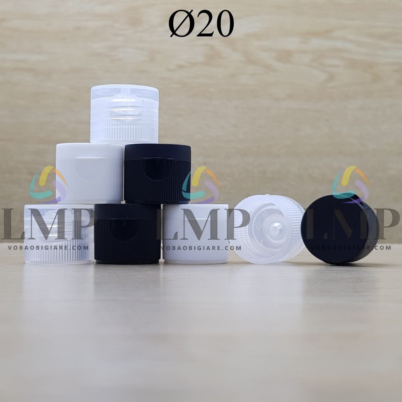 Nắp bật sọc Ø20