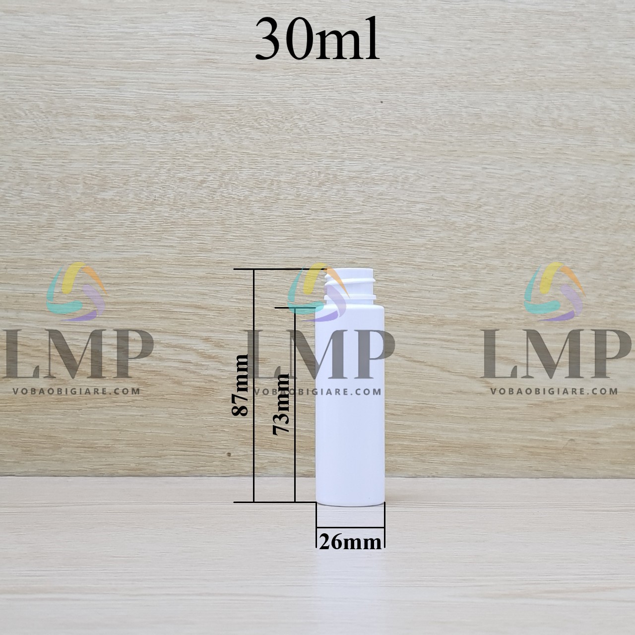 Thân chai vai ngang 30ml