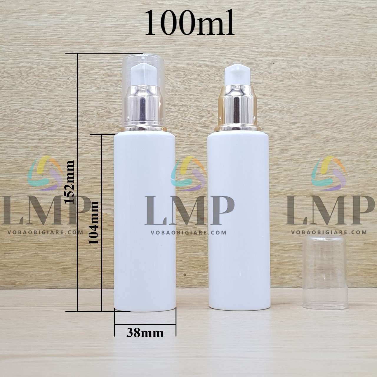Chai PETG vai ngang đầu xịt giọt xi