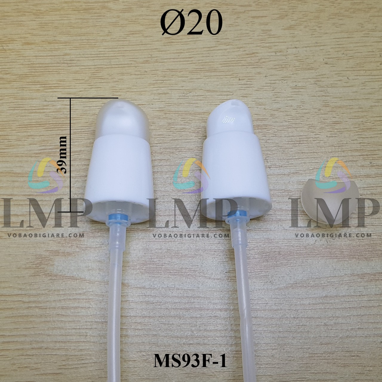 Đầu xịt giọt nắp chụp trong mờ Ø20