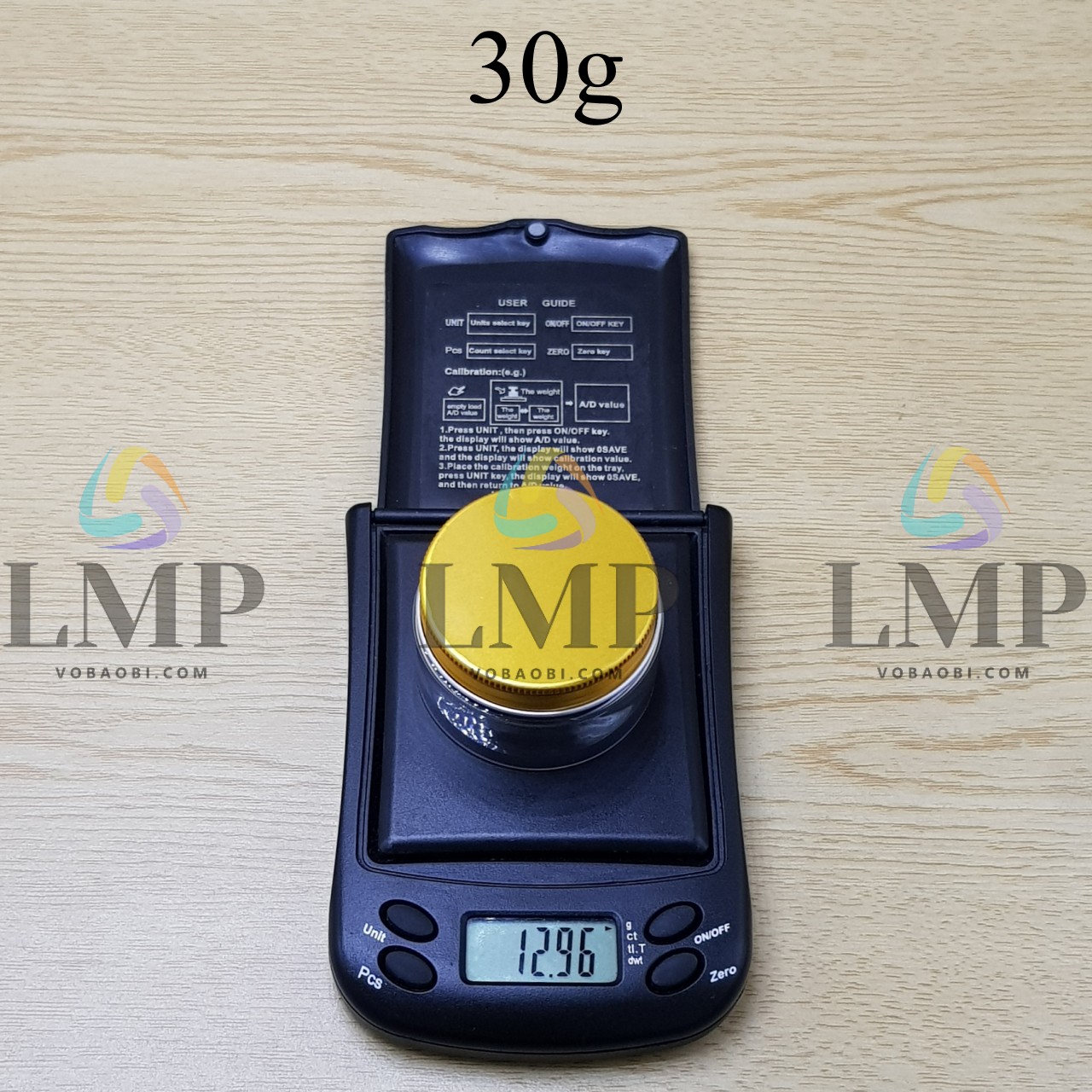 Hũ PET nắp nhôm 30g