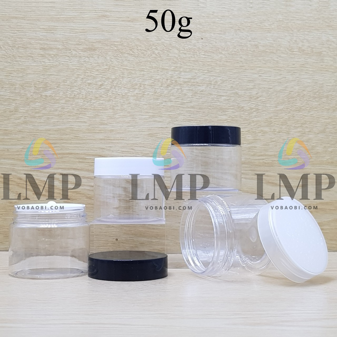 Hũ PET nắp nhựa 50g