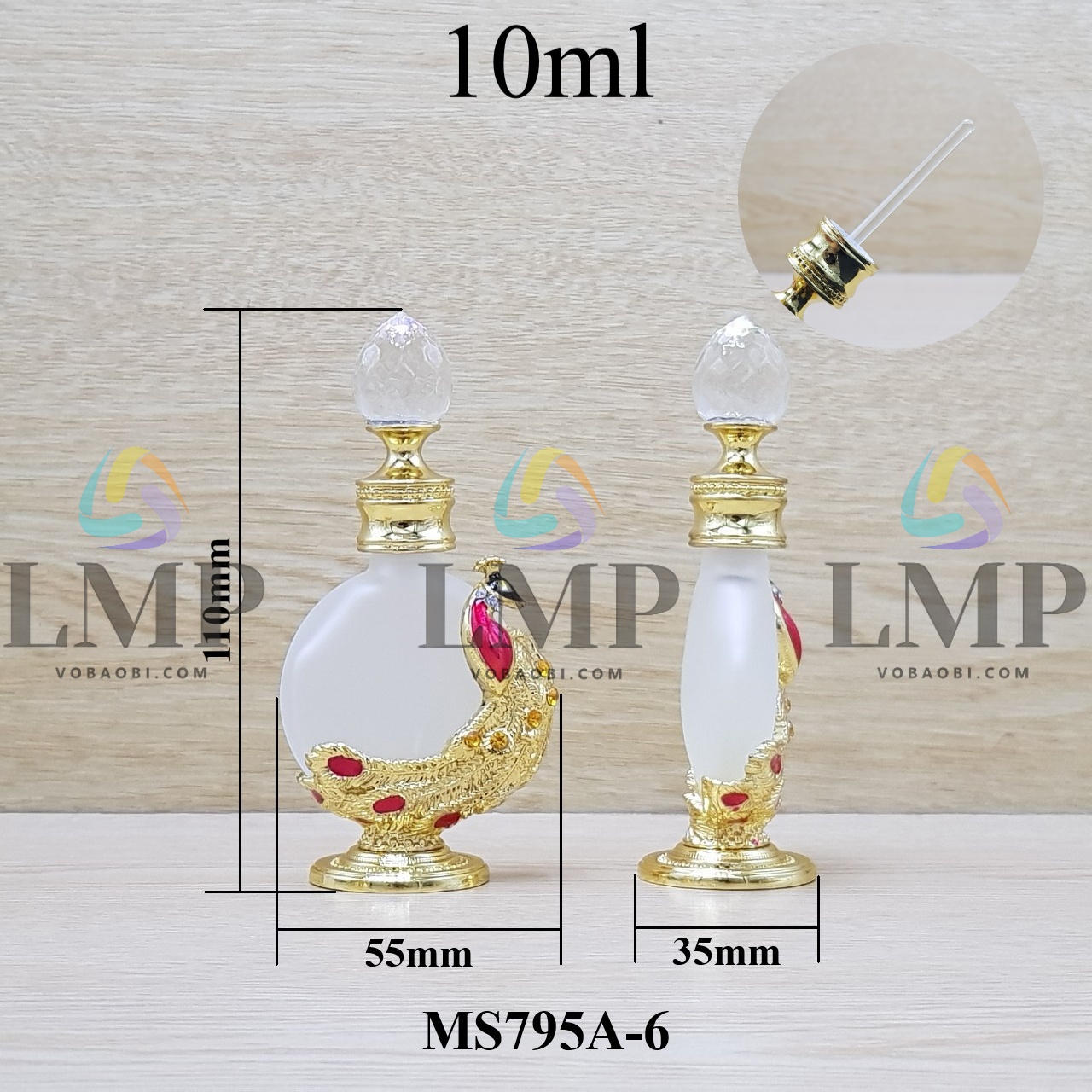 Chai nước hoa Dubai chim công 10ml