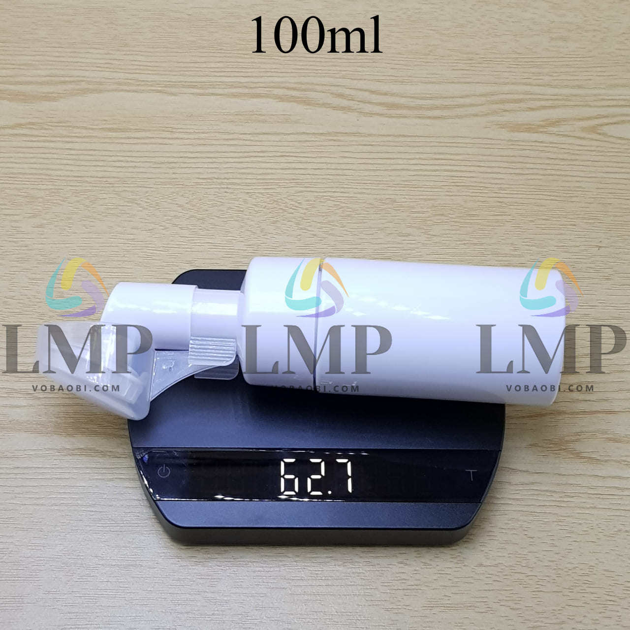 Chai tạo bọt đầu massage oval