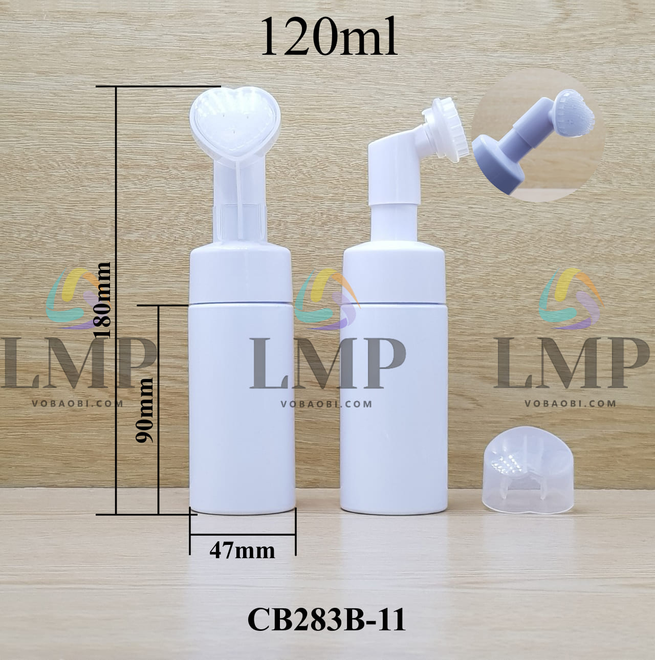 Chai tạo bọt đầu massage tim