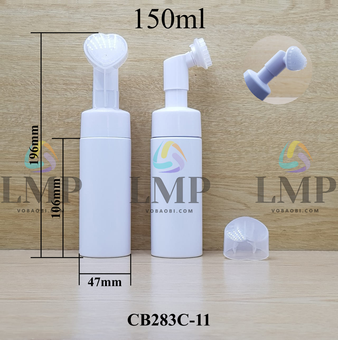 Chai tạo bọt đầu massage tim