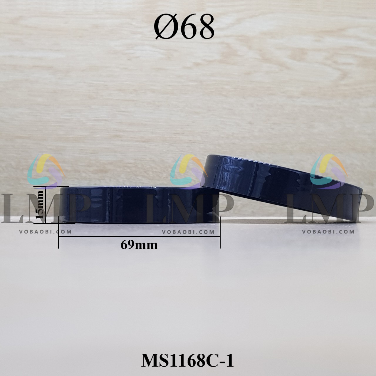 Nắp nhựa trơn Ø68