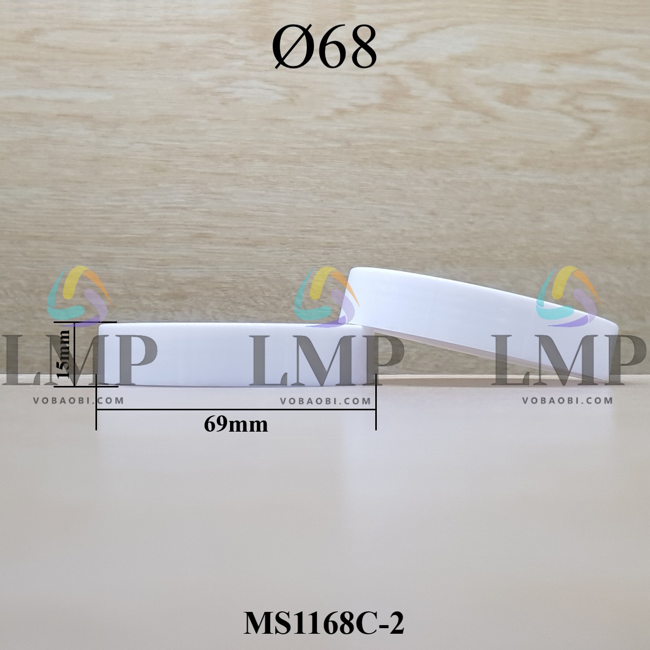 Nắp nhựa trơn Ø68