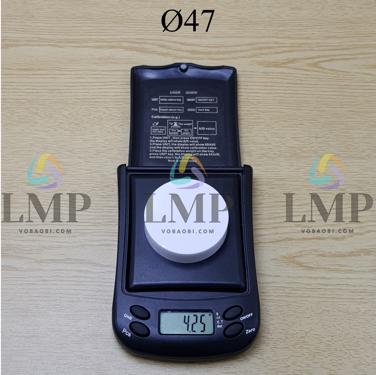 Nắp nhựa trơn Ø47