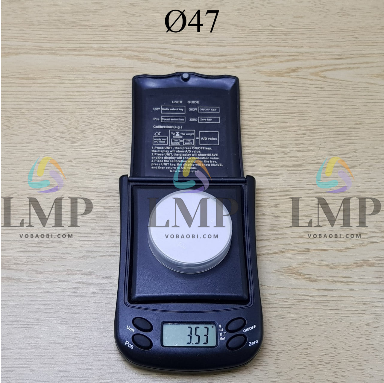 Nắp nhựa trơn Ø47