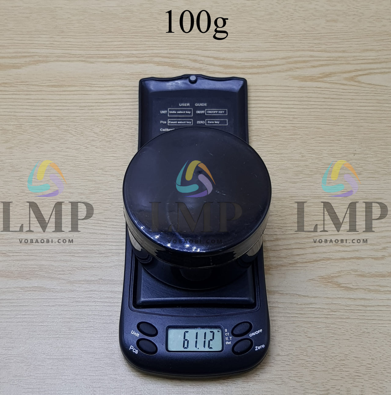 Hũ K100 viền vàng/bạc 100g