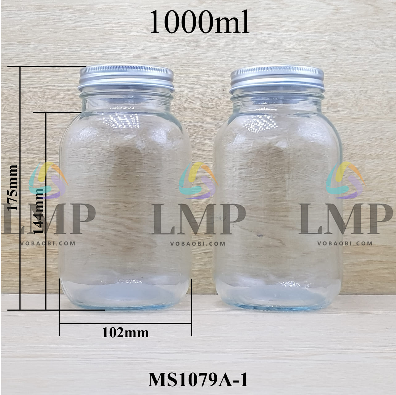 Hũ TT trong 1000ml